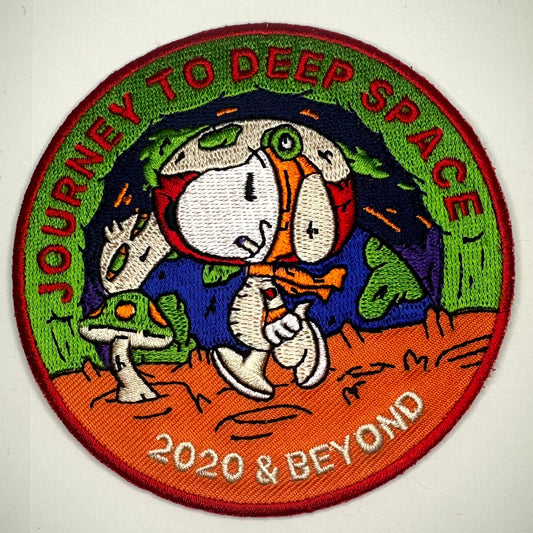 Original Trippy Psychedelic Snoopy Journey Deep Space and Moon 2024 Patch 3.5”