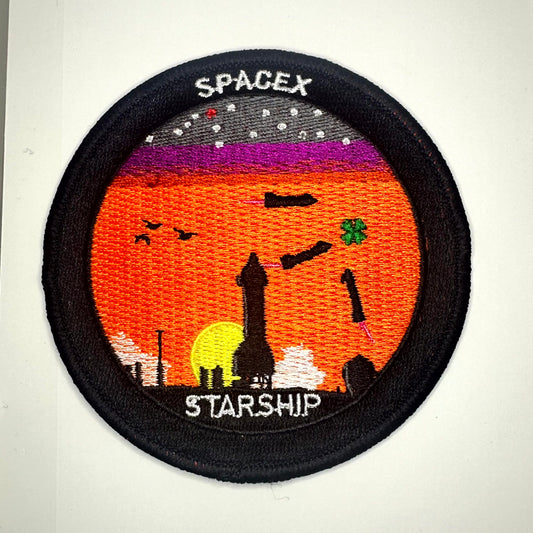 ORIGINAL SPACEX Starship Belly Flop High Altitude Flight Test Patch 3.5”