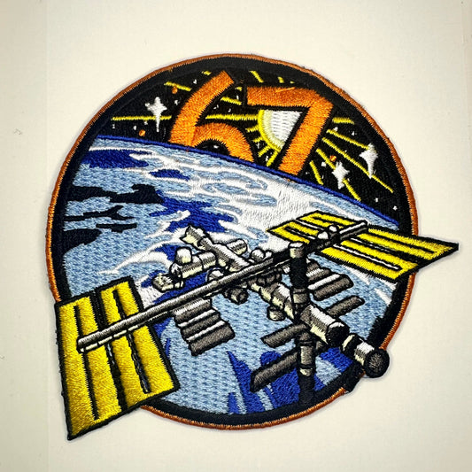 NASA EXPEDITION 67 - INTERNATIONAL SPACE STATION ASTRONAUT MISSION PATCH - 3.5”
