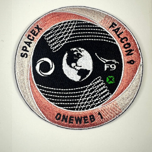 Original SpaceX ONEWEB 1 Mission Patch NASA Falcon 9 3.5”