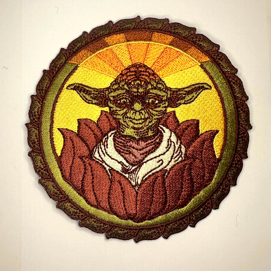 Yoda The Wise Iron On Star Wars patch 3.5”