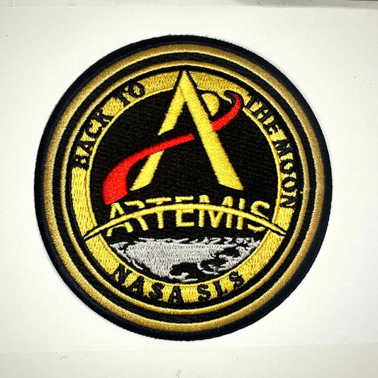 NASA ARTEMIS PROGRAM SLS - BACK TO THE MOON ASTRONAUT MISSION PATCH - 3.5”