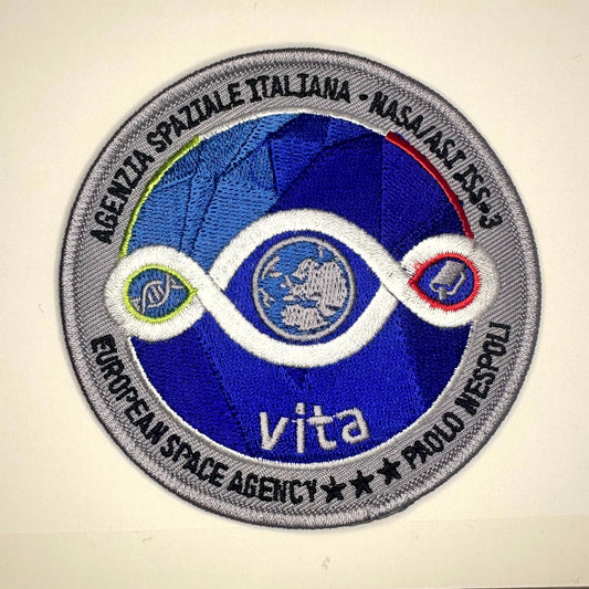 ESA - EUROPEAN SPACE AGENCY ITALY VITA ISS MISSION PATCH - 3.5” NASA SPACEX