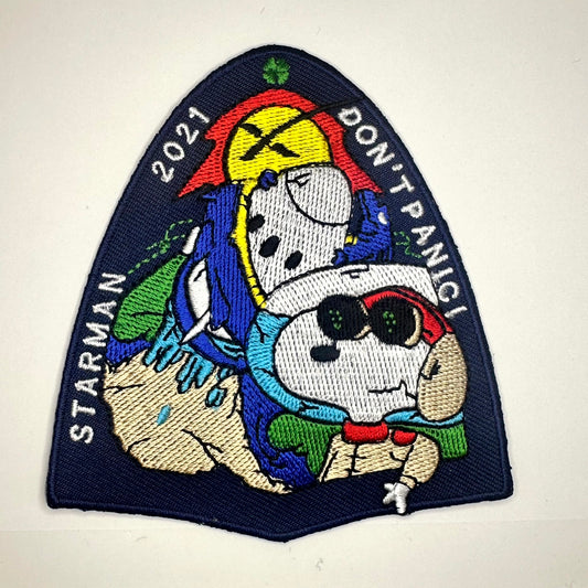 NASA SPACEX STARMAN DONT PANIC 2021 SPACE PATCH - 3.5”