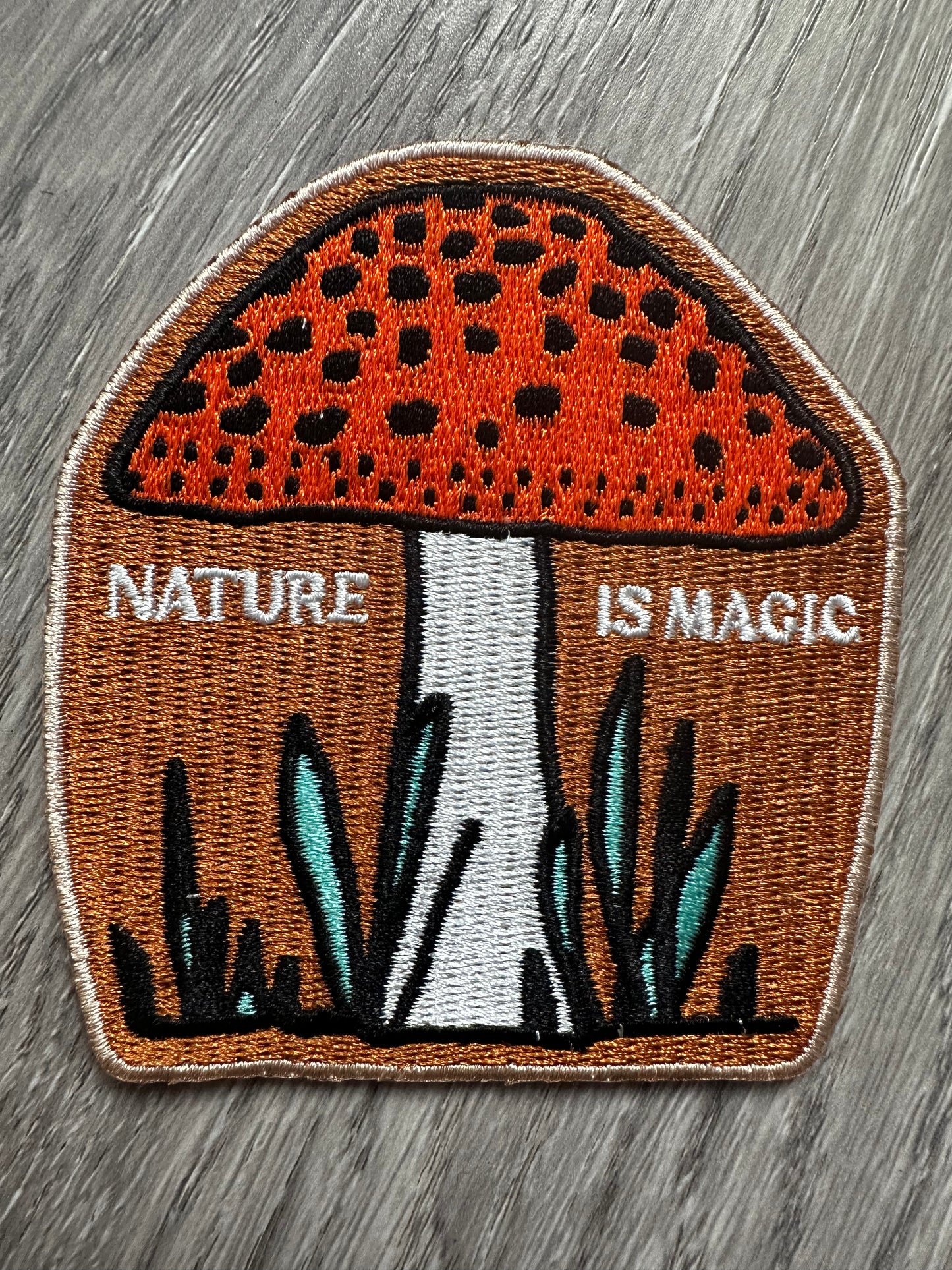Nature Is Magic 3.5” Iron on/ Sew On Embroidered