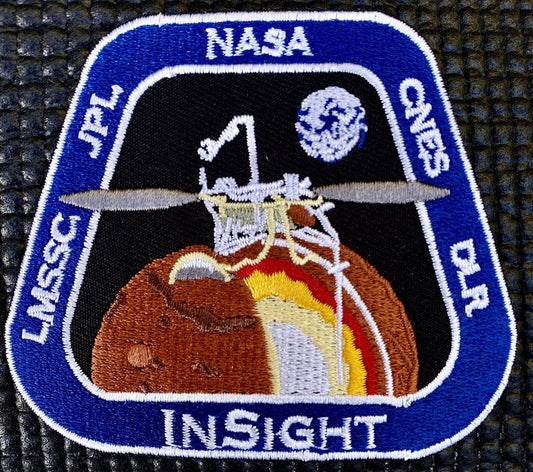 RARE- InSight Mars Mission NASA JPL Space Patch 3.5”