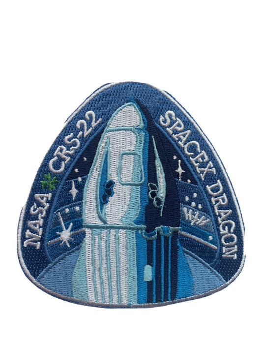 Original SpaceX CRS - 22 Dragon Falcon 9 Mission Patch NASA 2021  3.5”