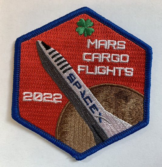 SPACEX MARS STARSHIP CARGO MISSIONS 2022 3.5” NASA BFR SN12