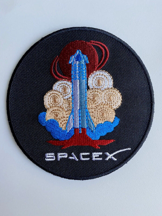 ORIGINAL SPACEX STARSHIP BIG FALCON ROCKET EXPEDITION TO MARS 3.5" PATCH SN10