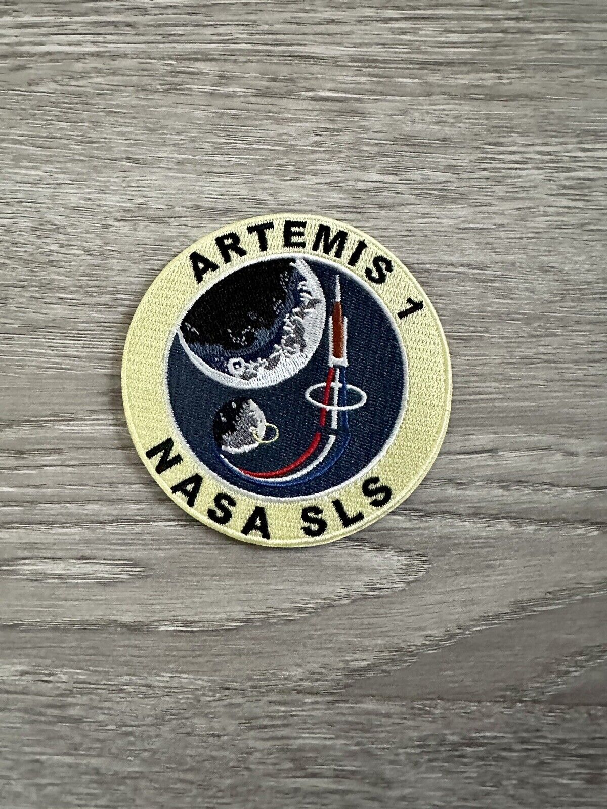 ARTEMIS 1 PROGRAM - NASA SLS MOON JUMP ASTRONAUT MISSION PATCH - 3.5”