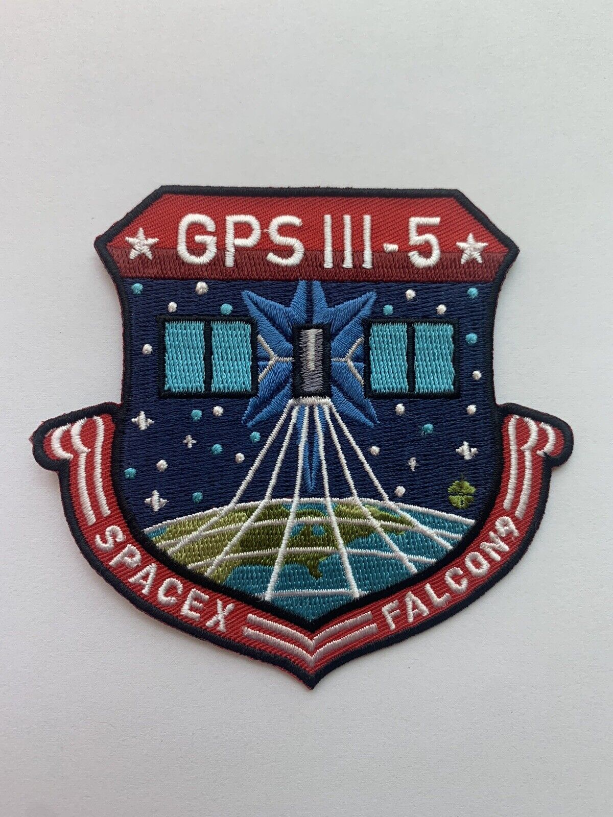 Original SpaceX GPS III 3 - 5 Falcon 9 Mission Patch NASA 2021  3.5”