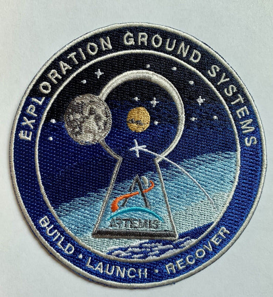 ARTEMIS NASA Exploration Ground Systems Launch Recovery Mission Patch