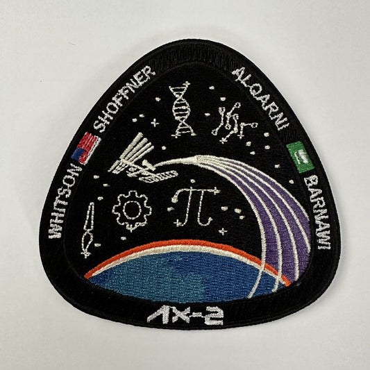 ORIGINAL SPACEX AX 2  DRAGON MISSION PATCH NASA FALCON 9 ISS 2023