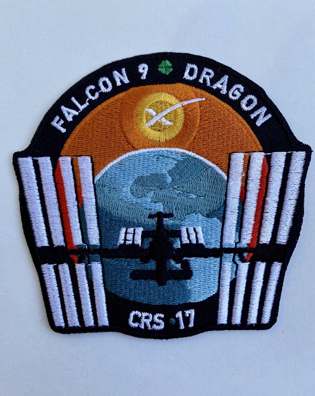 CRS-17 - SPACEX FALCON-9 DRAGON NASA RESUPPLY Mission PATCH 3.5” Iron On
