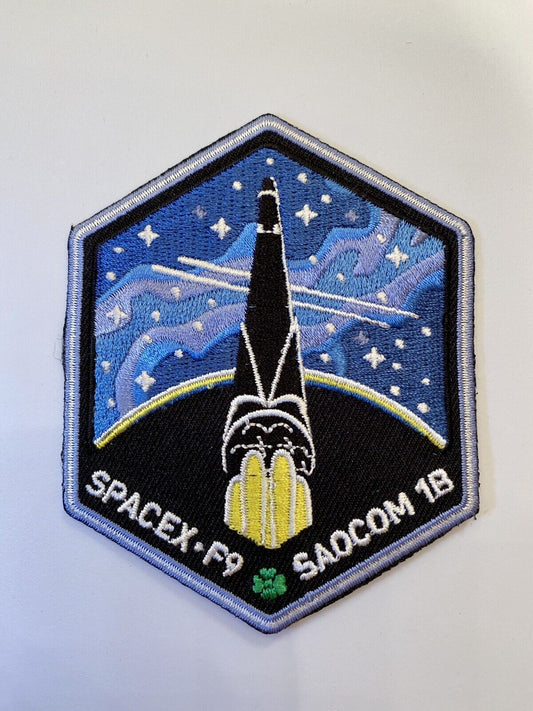 SpaceX Falcon 9 SAOCOM 1B  Mission Patch Launch Satellite