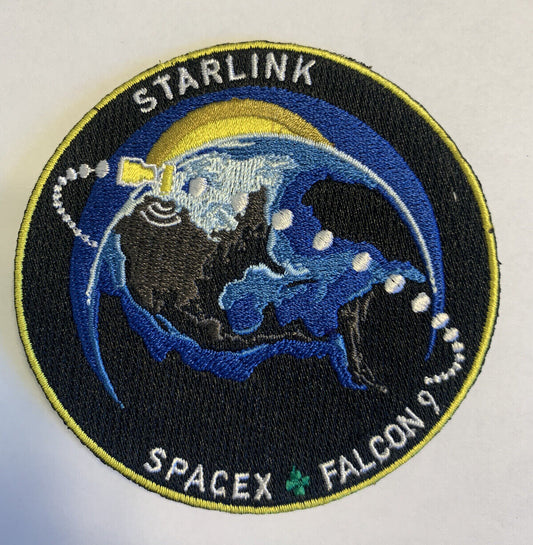 Original SpaceX STARLINK Mission Patch NASA Falcon 9 3.5”