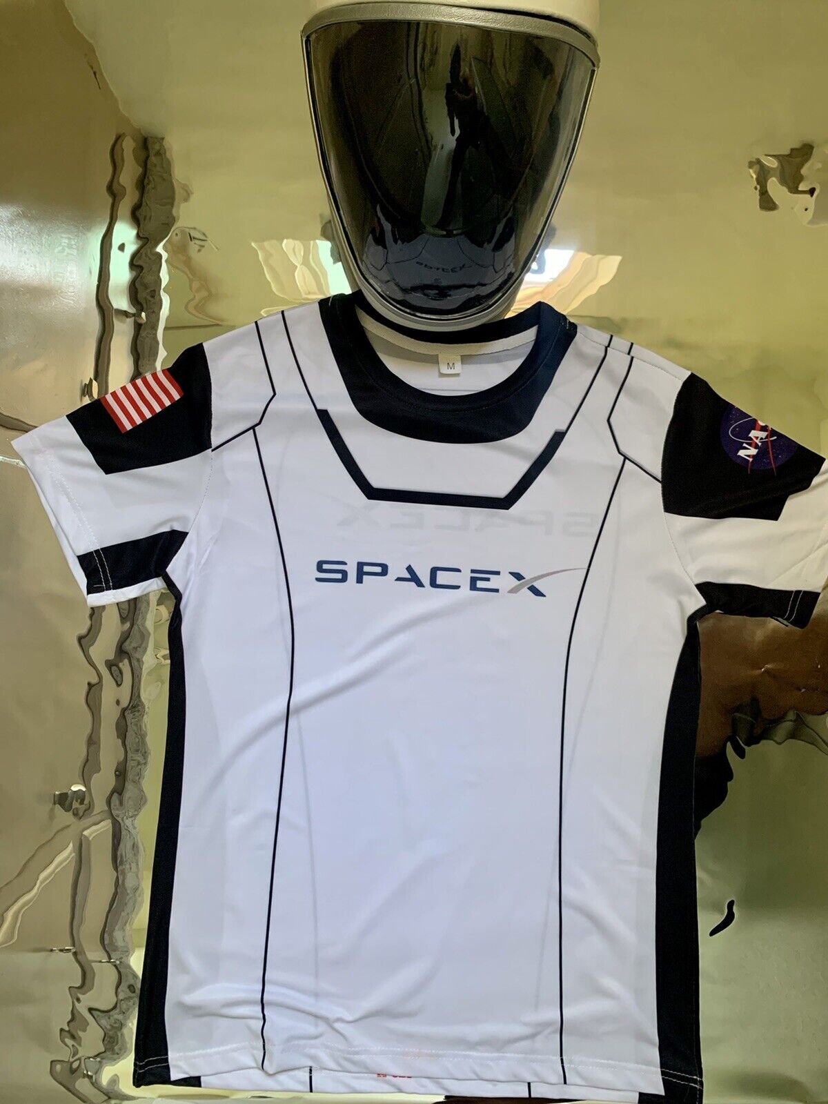 Original SpaceX Astronaut Cosplay Mission T-Shirt Unisex NASA MARS ELON MUSK
