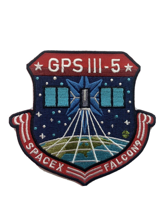 Original SpaceX GPS III 3 - 5 Falcon 9 Mission Patch NASA 2021  3.5”