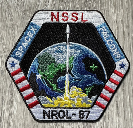 Original SPACEX NROL 87 NSSL USAF- FALCON 9 MISSION Patch NASA 3.5”
