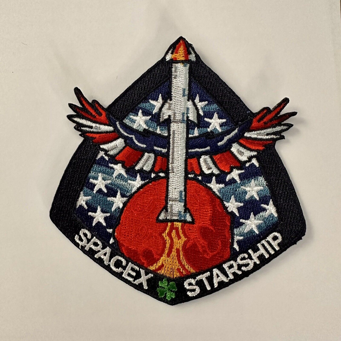 SPACEX STARSHIP PROGRAM MISSION PATCH ORBITAL LAUNCH- 3.5” USA EAGLE