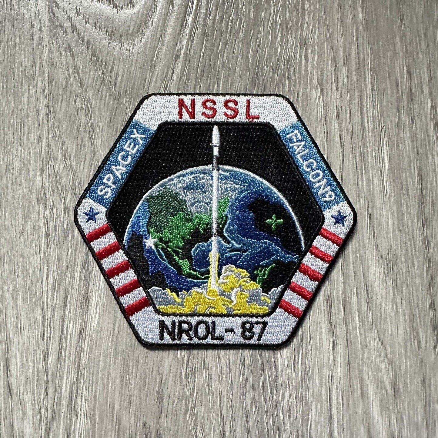 Original SPACEX NROL 87 NSSL USAF- FALCON 9 MISSION Patch NASA 3.5”