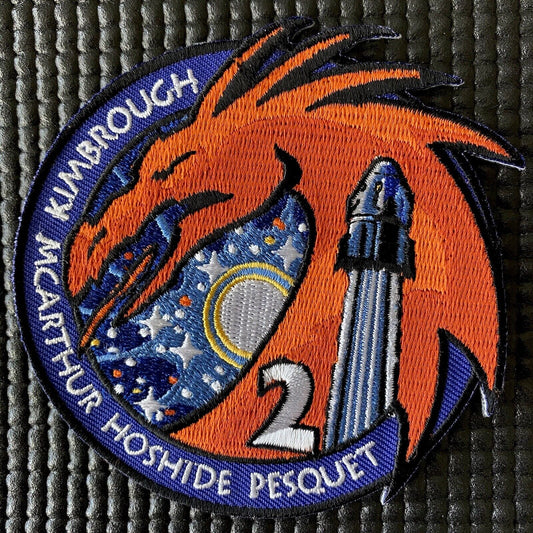 NASA SPACEX CREW-2 MISSION PATCH - 4”