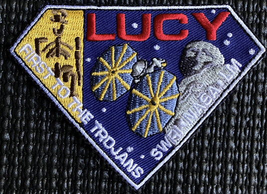 NASA LUCY ASTEROID MISSION PATCH- GODDARD SPACE FLIGHT CENTER 2021 LAUNCH- 3.5"