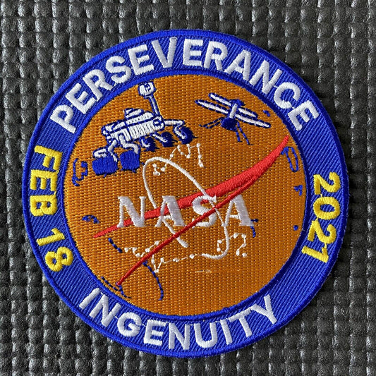 NASA JPL - MARS 2020 PERSEVERANCE ROVER - INGENUITY MISSION PATCH -3.5”