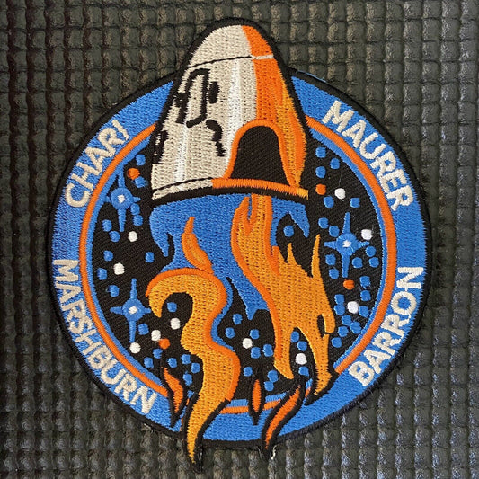 NASA’S SPACEX CREW-3-ASTRONAUT ISS MISSION PATCH - 4”