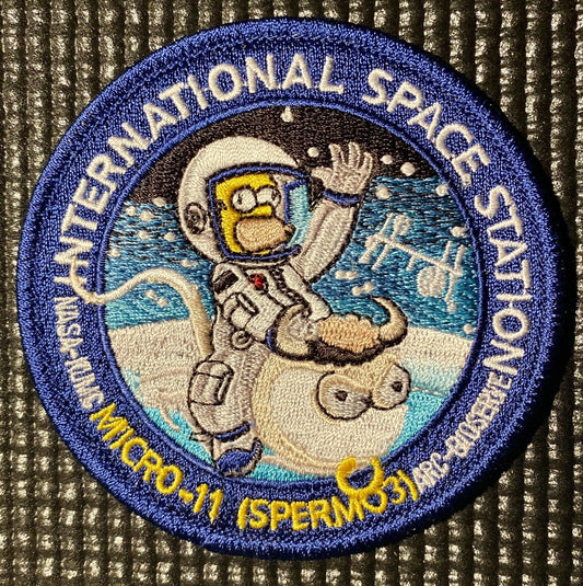 NASA MICRO-11 SPERM-03 SPACEX CRS-14 RESUPPLY MISSION PATCH - 3.5” - REISSUE
