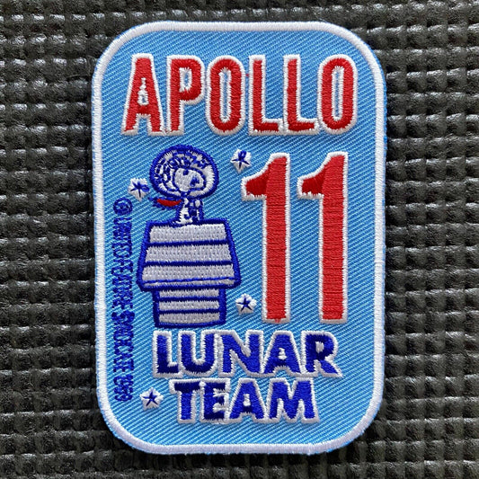 NASA - APOLLO 11 LUNAR TEAM - SPACE Mission PATCH - 3.5”
