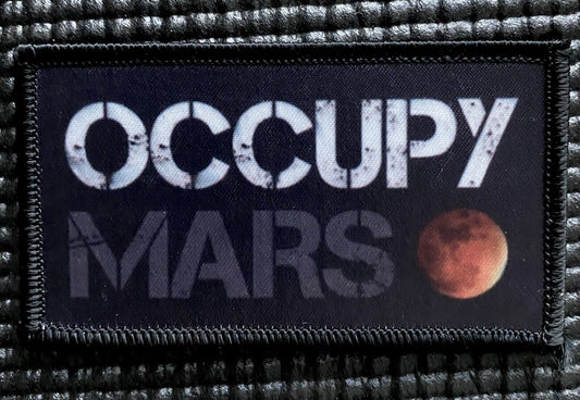 SPACEX OCCUPY MARS PATCH - 3.5” X 1.5”