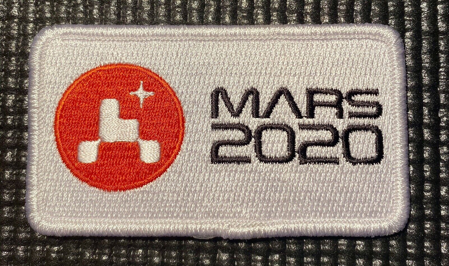 NASA JPL - MARS 2020 PERSEVERANCE ROVER - MISSION PATCH - 3.5” x 2”