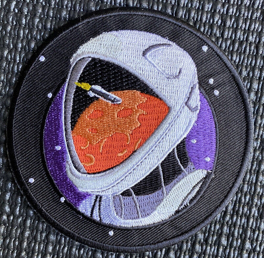 SPACEX STARMAN TO MARS BFR PATCH- BASED ON DM2 NASA ASTRONAUT MISSION - 3.5”