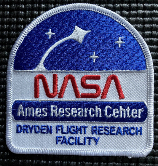 NASA AMES RESEARCH CENTER - DRYDEN FLIGHT RESEARCH FACILITY PATCH - 3.5”