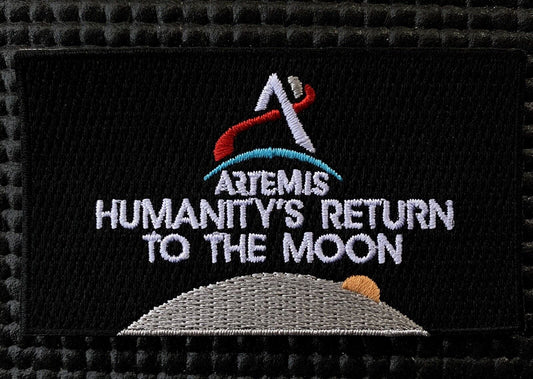 ARTEMIS PROGRAM - “HUMANITY’S RETURN TO THE MOON” - NASA ASTRONAUT PATCH - 3.5”