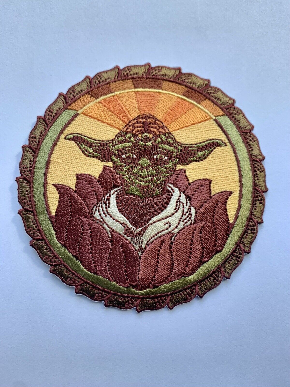 Yoda The Wise Iron On Star Wars patch 3.5”