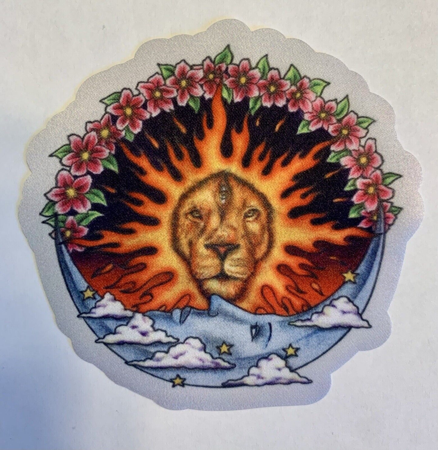Leo  Astrology Sun Sign Sticker Iron On Patch 3.5”