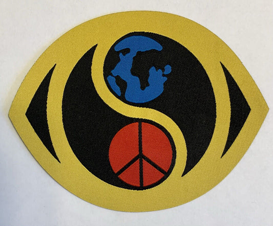 Peace On Mars And Earth Logo Sticker Iron On Patch 3.5”